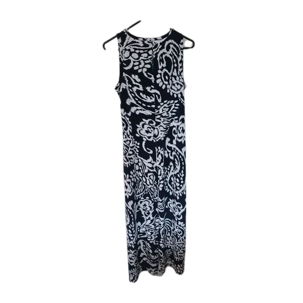 Vince Camuto Women's Blue‎ and White Sleeveless dress size Small